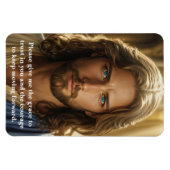 Magnet Flexible Jésus Christ Prière d'espérance et de grâce Texte (Horizontal)