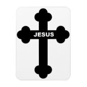 MAGNET FLEXIBLE JESUS CROSS (Vertical)