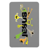 Magnet Flexible Jésus effrayant (Vertical)