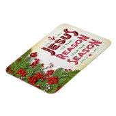 Magnet Flexible Jésus est la raison de la saison avec Holly (Côté Gauche)