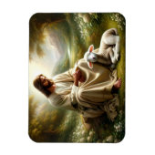 Magnet Flexible Jésus et l'agneau (Vertical)