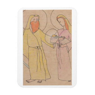 Magnet Flexible Jésus Joseph et Marie