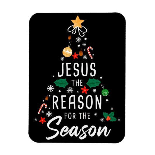 Magnet Flexible Jésus La Raison De La Saison - Foi De Noël (Vertical)
