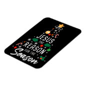 Magnet Flexible Jésus La Raison De La Saison - Foi De Noël (Côté Gauche)