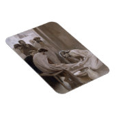 Magnet Flexible Jésus Lave les pieds de ses disciples (Côté Droit)