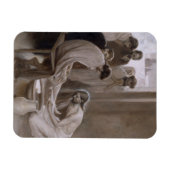 Magnet Flexible Jésus Lave les pieds de ses disciples (Horizontal)