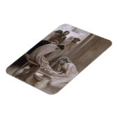 Magnet Flexible Jésus Lave les pieds de ses disciples (Côté Gauche)