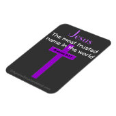 Magnet Flexible Jésus le nom le plus fiable (Côté Gauche)