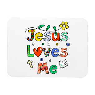 Magnet Flexible Jésus m'aime