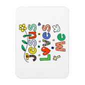 Magnet Flexible Jésus m'aime (Vertical)