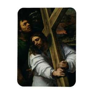 Magnet Flexible Jésus portant la croix, c.1535 (huile sur le