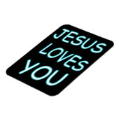 Magnet Flexible Jésus t'aime (Côté Gauche)