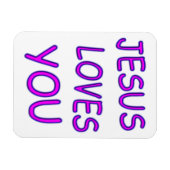 Magnet Flexible Jésus t'aime (Horizontal)