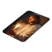 Magnet Flexible Jésus tenant un aimant à bougie (Côté Gauche)