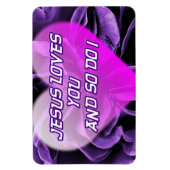 Magnet Flexible Jésus vous aime & tout comme I_Premium Flexi Magne (Vertical)