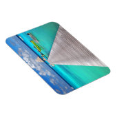 Magnet Flexible Jetty avec des bateaux dans un lagon tropical (Côté Droit)