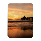 Magnet Flexible Jetty Over Beach Sunset (Vertical)