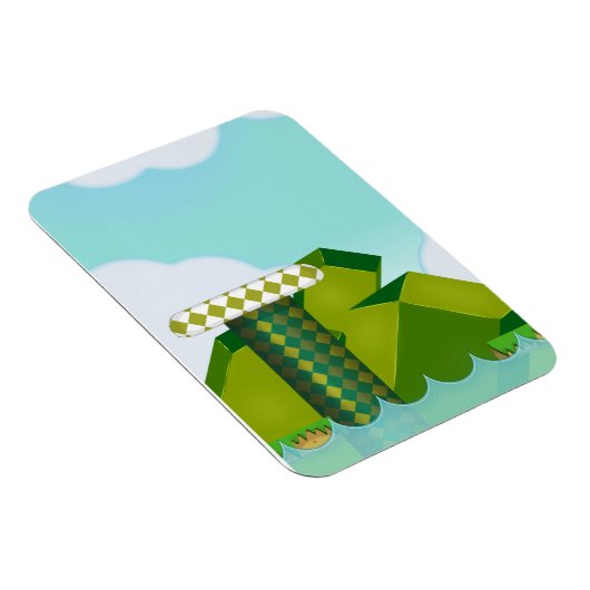 Magnet Flexible Jeu de plate-forme rétro (Côté Droit)