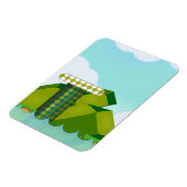 Magnet Flexible Jeu de plate-forme rétro (Côté Gauche)
