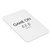 Magnet Flexible Jeu sur ajouter le nom du couple lieu de la fête d (Côté Droit)
