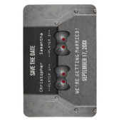 Magnet Flexible Jeu vidéo Enregistrer la date Magnet, gris (Vertical)