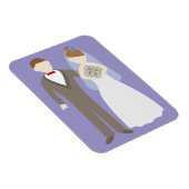 Magnet Flexible Jeune couple marié (Côté Droit)