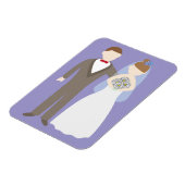 Magnet Flexible Jeune couple marié (Côté Gauche)