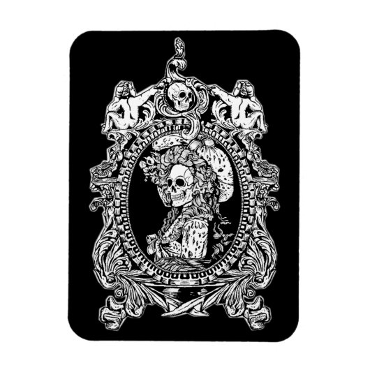 Magnet Flexible Jeune fille gothique (Vertical)