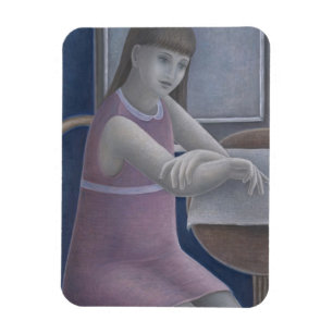 Magnet Flexible Jeune fille lisant 2008