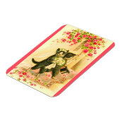 Magnet Flexible Jeunes mariés avec chaton (Côté Gauche)
