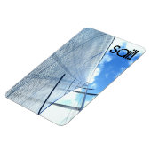 Magnet Flexible Jib Sail and Mast Picture (Côté Gauche)