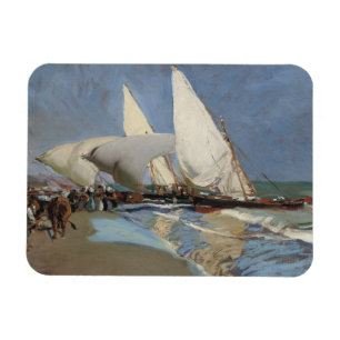 Magnet Flexible Joaquin Sorolla - la plage à Valence