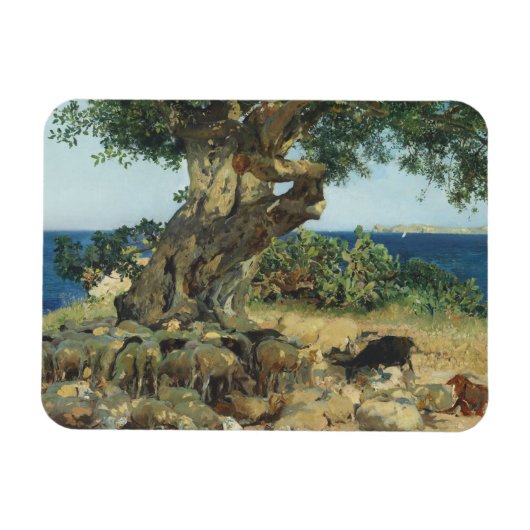 Magnet Flexible Joaquin Sorolla - Le Carob Tree (Horizontal)
