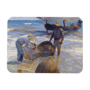 Magnet Flexible Joaquin Sorolla - pêcheur Valencian