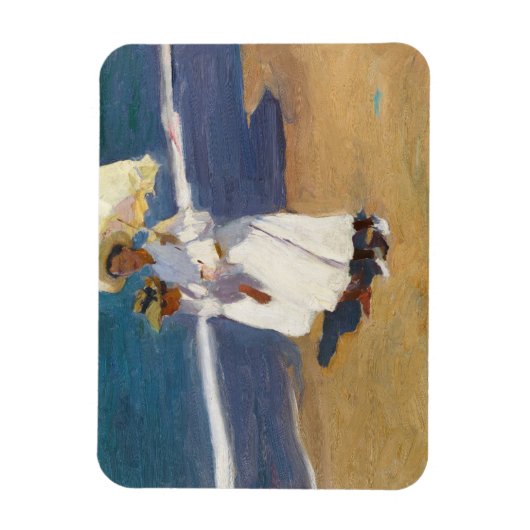 Magnet Flexible Joaquin Sorolla - Sur la plage (Vertical)
