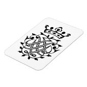 Magnet Flexible Johann Sebastian Bach Crest Monogramme Insignia (Côté Gauche)