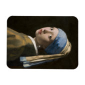 Magnet Flexible Johannes Vermeer, fille avec une oreille perle (Horizontal)