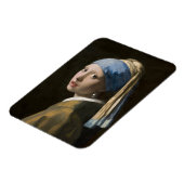 Magnet Flexible Johannes Vermeer, fille avec une oreille perle (Côté Gauche)