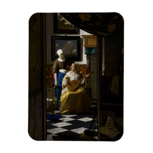Magnet Flexible Johannes Vermeer - La lettre d'amour