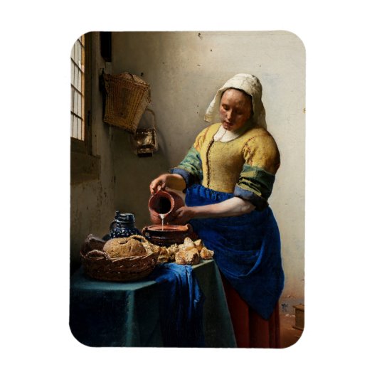 Magnet Flexible Johannes Vermeer - La Milkmaid (Vertical)
