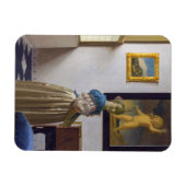 Magnet Flexible Johannes Vermeer - Lady debout dans une virginale (Horizontal)