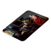 Magnet Flexible Johannes Vermeer - Le verre du vin (Côté Gauche)