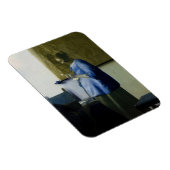 Magnet Flexible Johannes Vermeer - Une femme en bleu lisant une le (Côté Droit)
