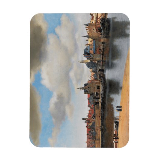 Magnet Flexible Johannes Vermeer, van Deft, Vue de Delft (Vertical)