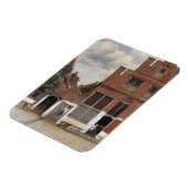 Magnet Flexible Johannes Vermeer, Vue Des Maisons À Delft (Côté Gauche)