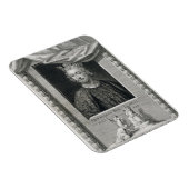 Magnet Flexible John (1167-1216) Roi d'Angleterre de 1199, engrave (Côté Droit)