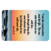 Magnet Flexible John 11:25-26 (Horizontal)