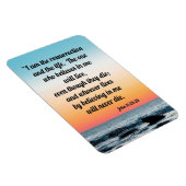 Magnet Flexible John 11:25-26 (Côté Droit)