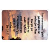 Magnet Flexible John 13:34-35 (Horizontal)