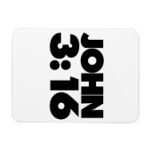 Magnet Flexible John 3:16 (Horizontal)